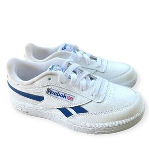 🆕Reebok Club C Revenge Junior Sneaker|Shoes|Kids Size 12|White|Royal Blue